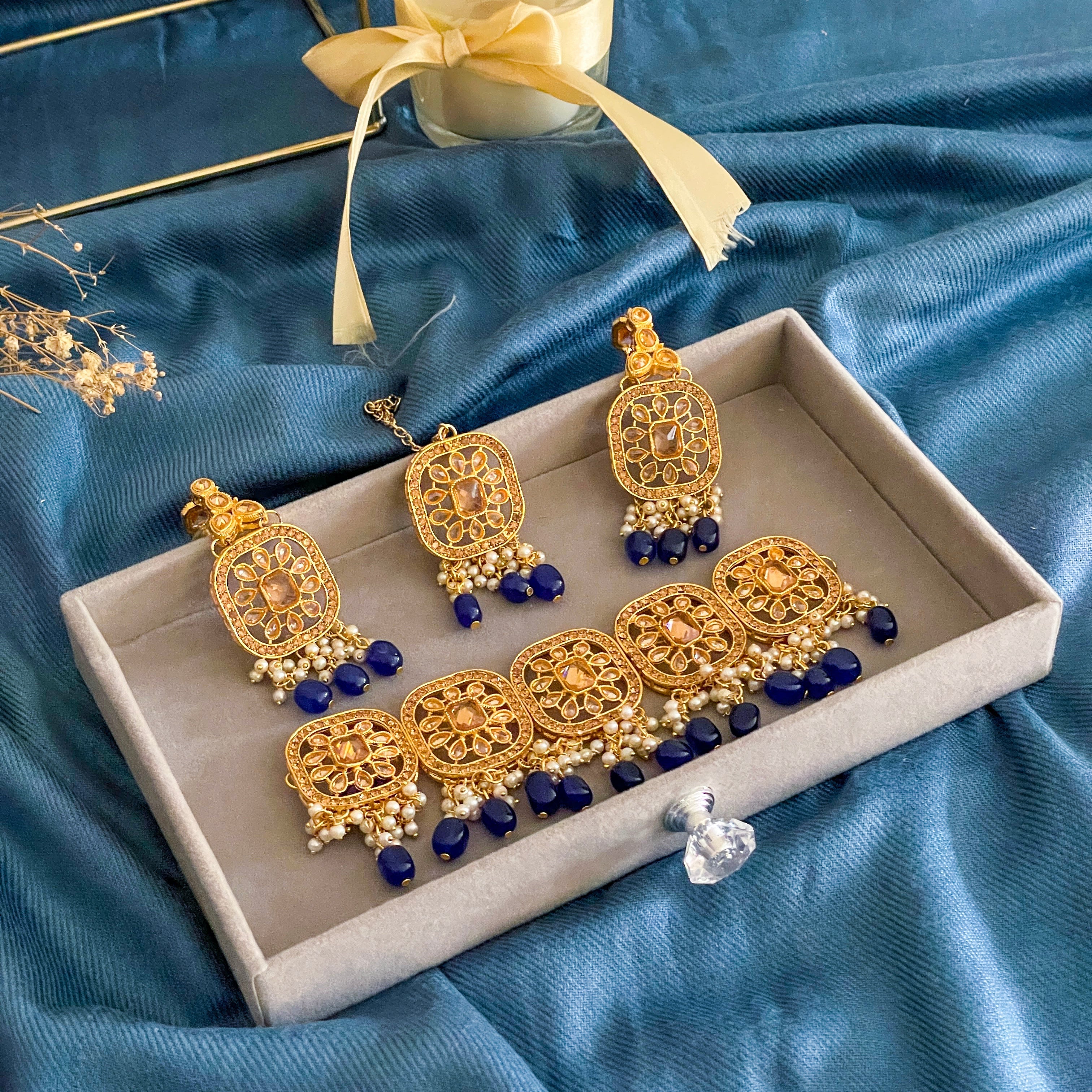 Heer-e-Moti Necklace Set – S-47